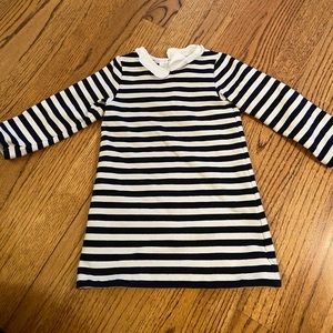 Jacadi black and white striped dress - 24m